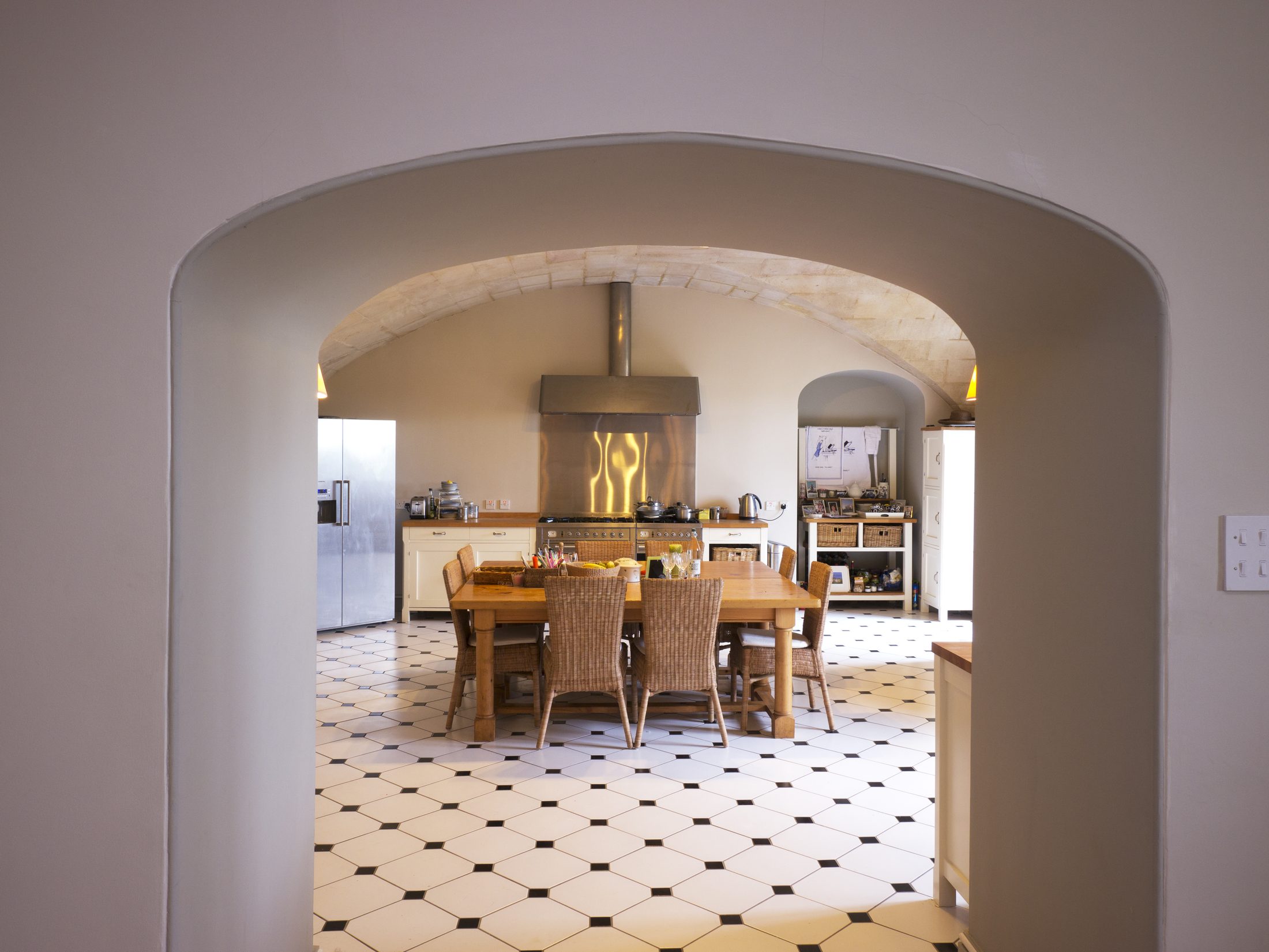 The Family Room, looking through to the Kitchen